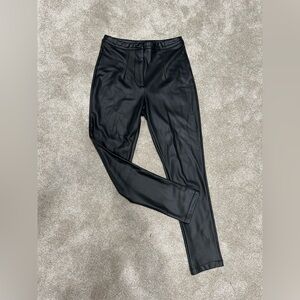 Fashion Nova Black Leather Pants